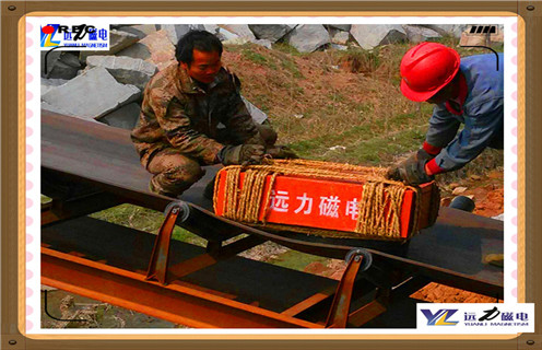 皮帶永磁盤(pán)除鐵器，湖南皮帶機永磁除鐵器參數_內部磁塊安裝方法_湖南皮帶機永磁除鐵器型號價(jià)格